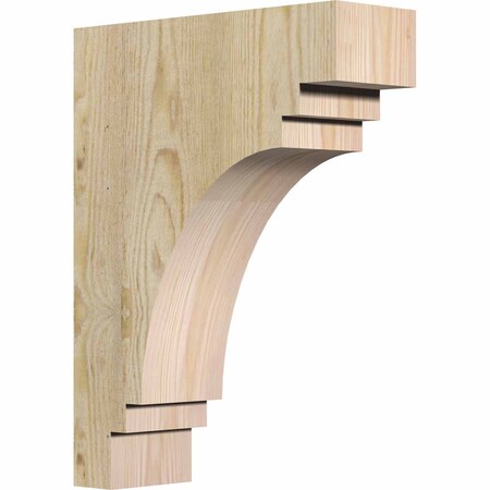 Ekena Millwork Pescadero Rough Sawn Corbel, Douglas Fir, 4"W x 12"D x 16"H COR04X12X16PEC00RDF